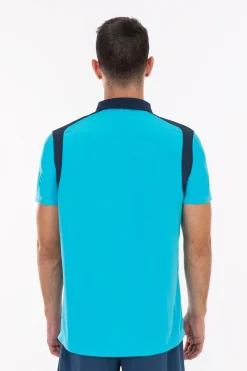 Pólo M/c Joma Championship V Azul-turquesa Fluorescente Azul Marinho