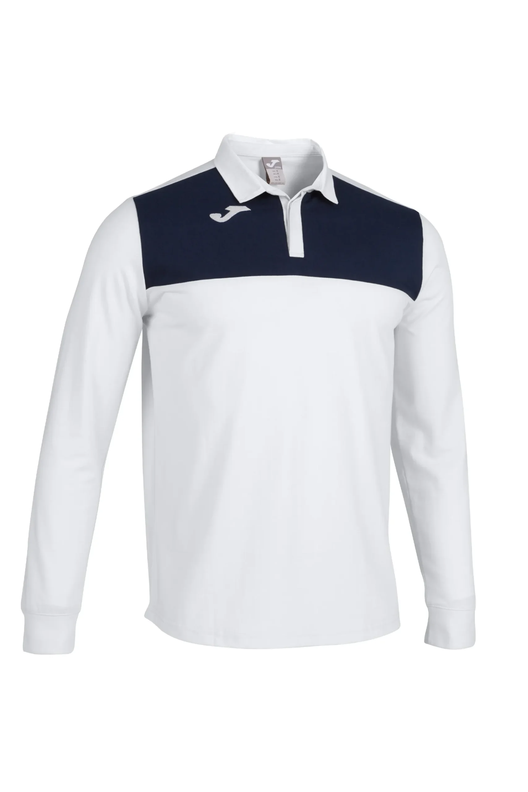 Polo De Manga Comprida Joma Winner II Branco Azul Marinho