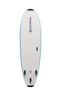 Prancha De Surf Waterfall Core 7' Azul + Leash + Quilhas