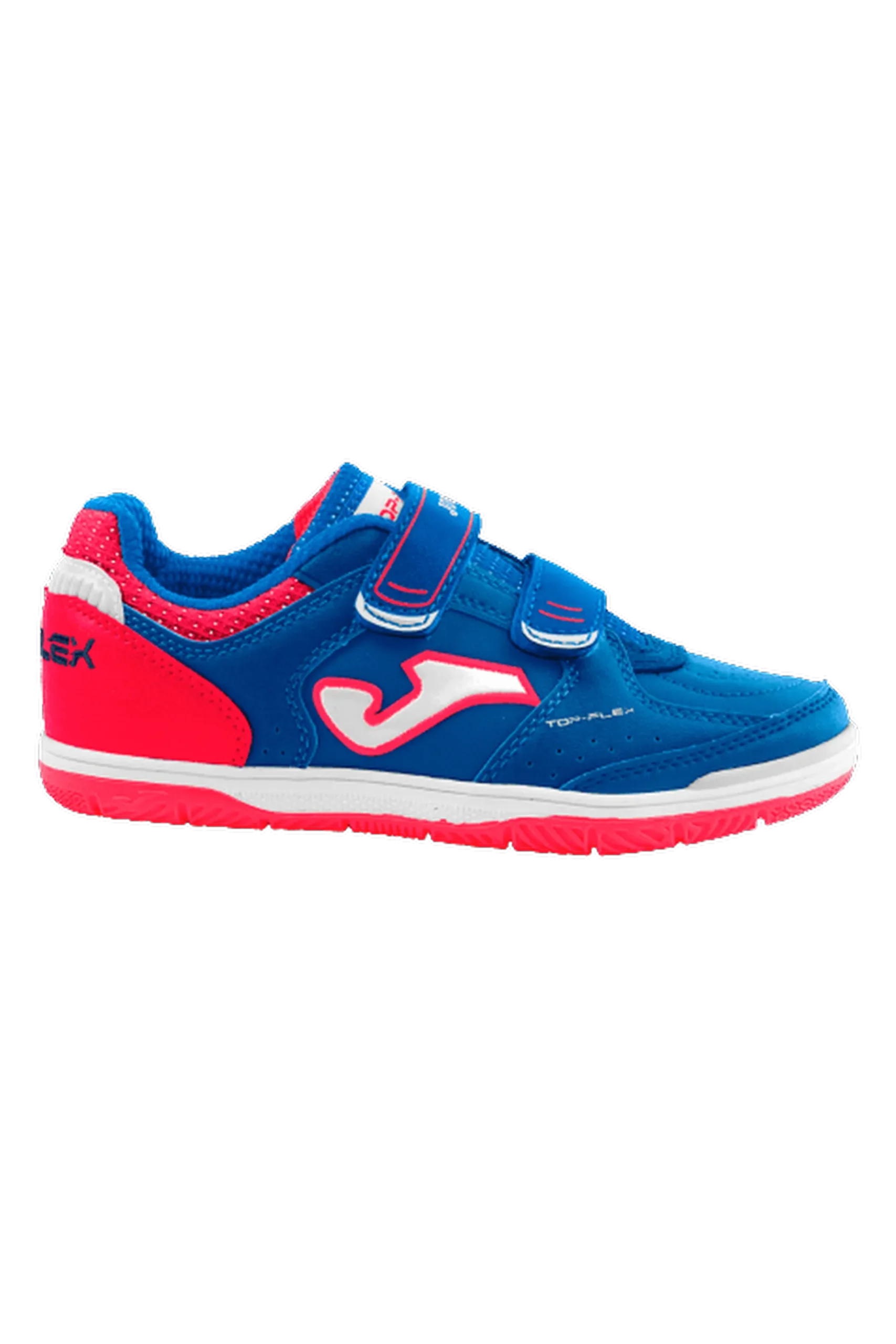 Sapatilhas De Futsal Criança Joma Top Flex Jr. 2304 Com Fecho De Velcro. Marinho/vermelho