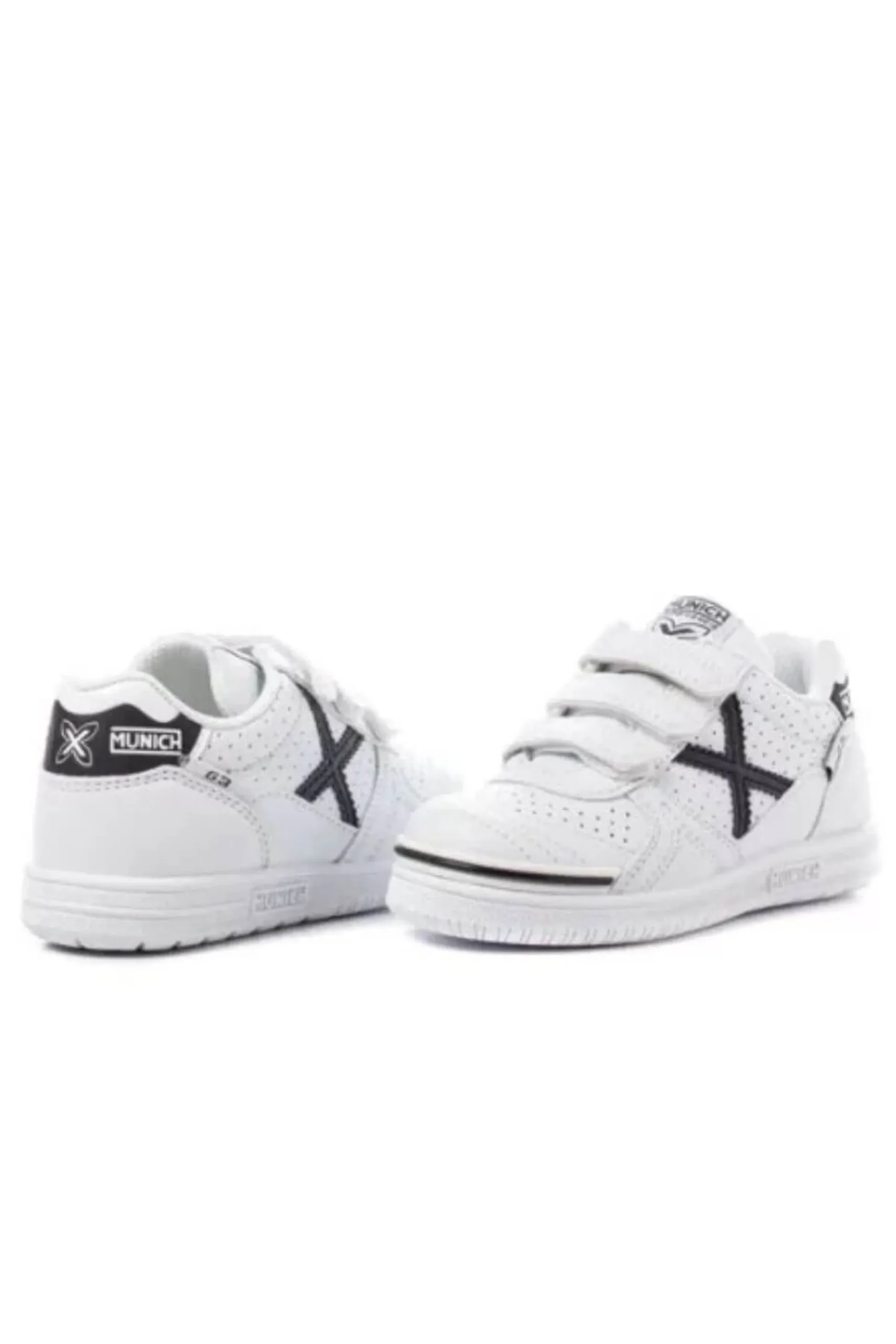 Sapatilhas De Futsal Criança Munich G-3 Kid Vco G5 317. Branco/azul