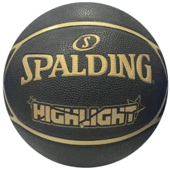 Spalding Highlight Black/gold Basquete Sz7