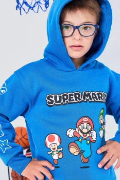 Sweatshirt Capuz Super Mário