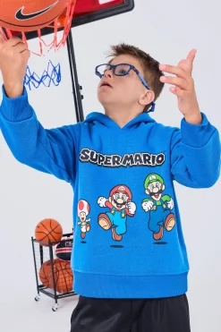 Sweatshirt Capuz Super Mário