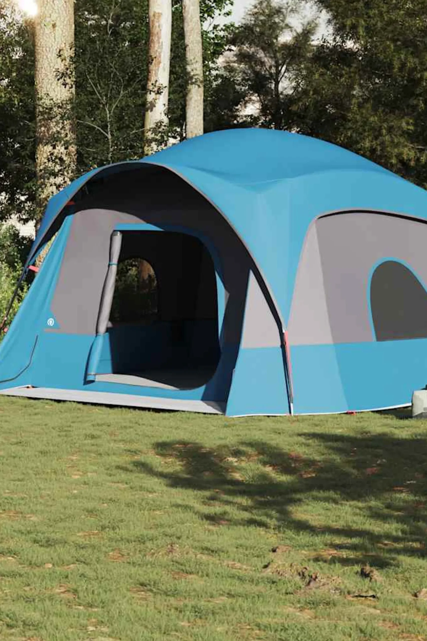 Tenda Familiar Estilo Cabana Para 6 Pessoas Vidaxl Impermeável 322/368x370x210 CM