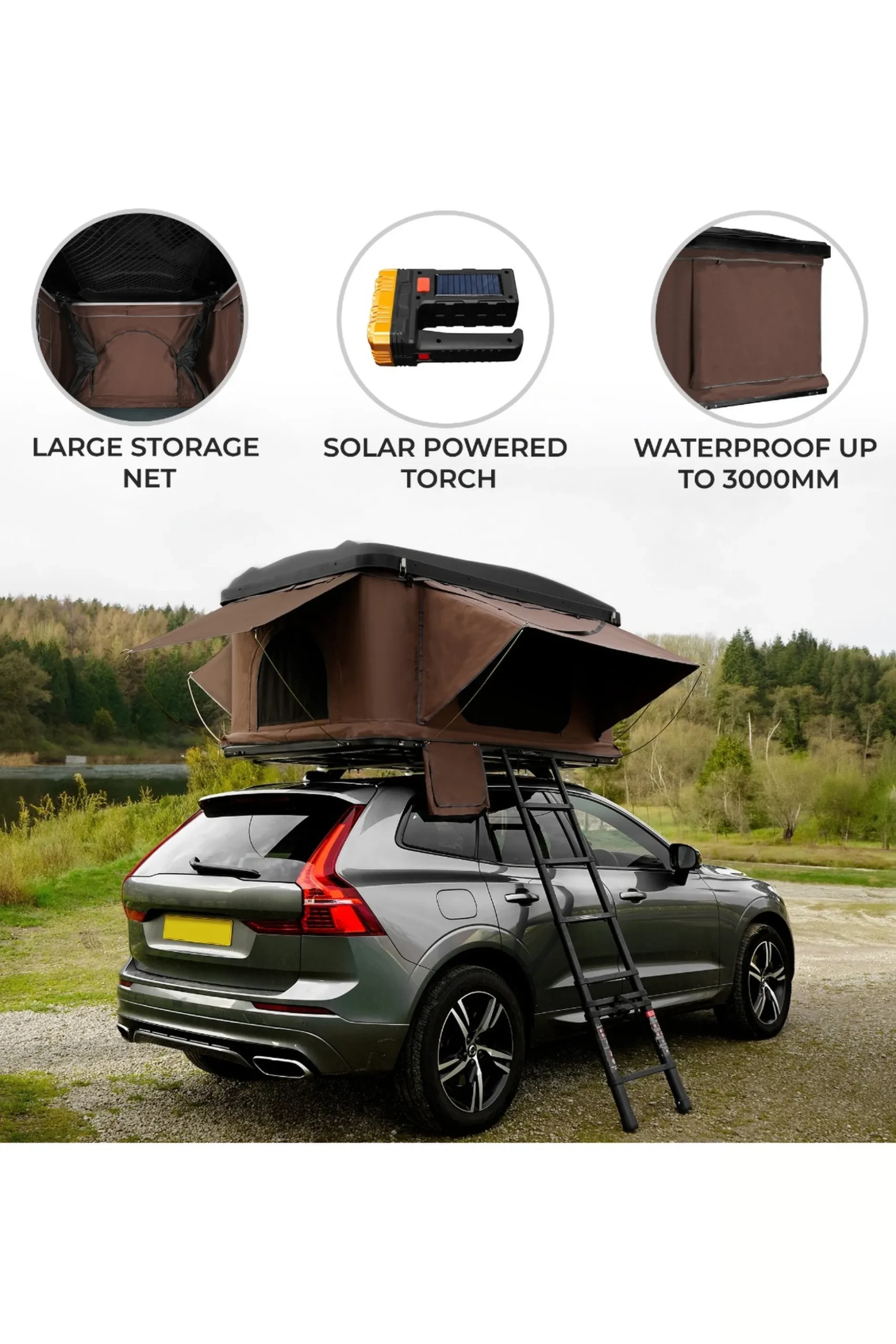 Tenda Para Teto De Carro - Monstershop Marrom