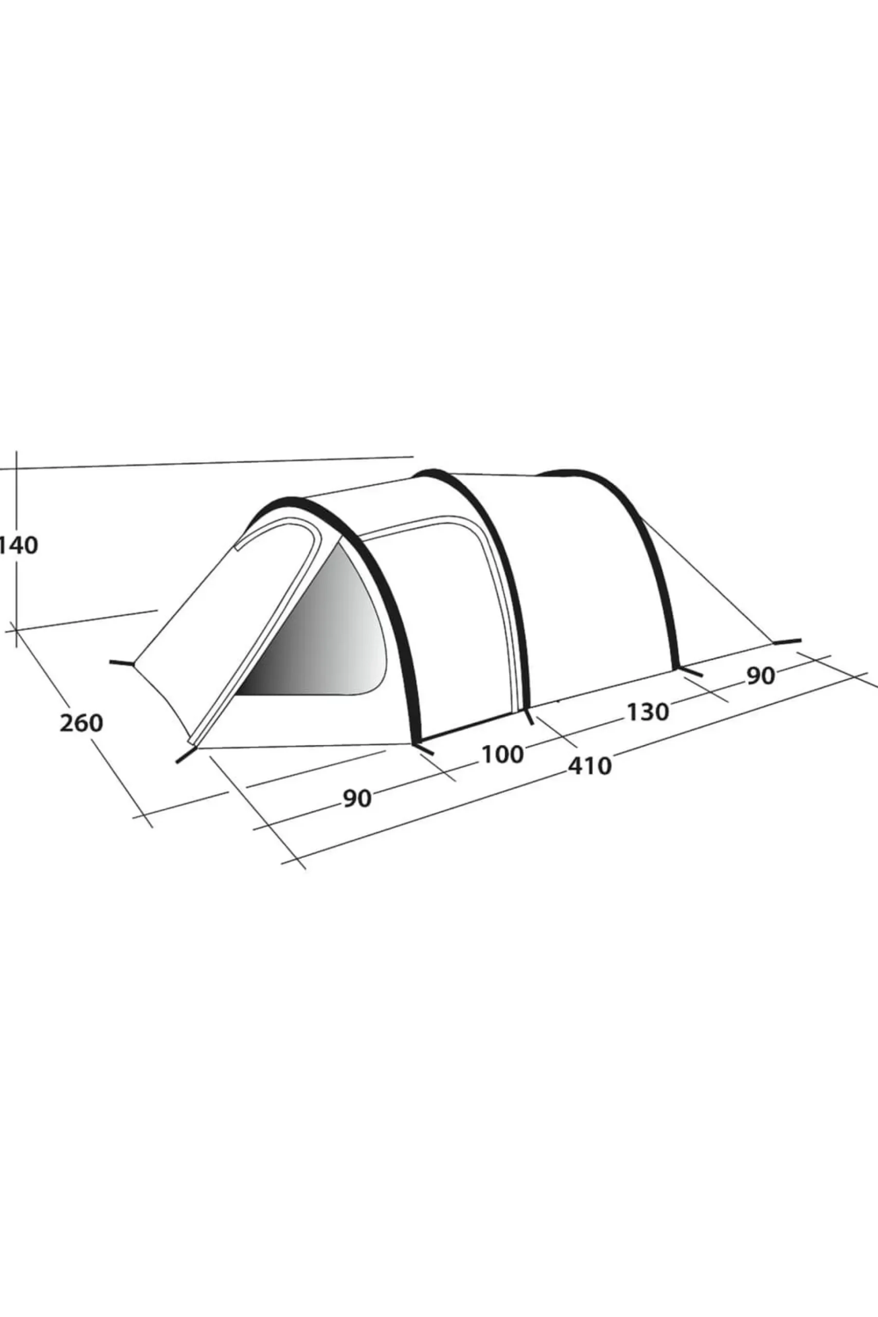 Tienda De Campaña Outwell Earth 4 De 4 Personas