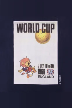 T-shirt Copa Poster Copa Do Mundo Inglaterra 1966